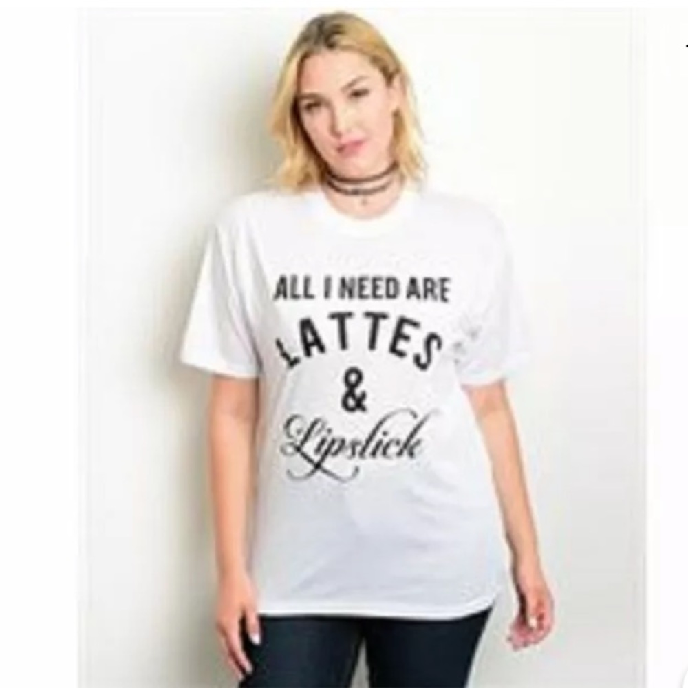JEAN~LATTES/LIPSTICK~TOP~T-SHIRT~XL~SALE